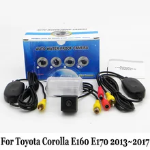 Для Toyota Corolla E160 E170 2012 ~ 2017/RCA AUX Провода Или беспроводной Автостоянка Камера/HD Ночного Видения Авто Заднего вида камера
