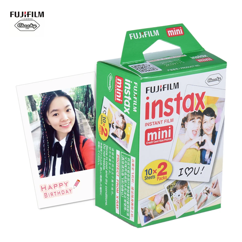 20 листов Fujifilm Instax Mini пленка белая фотобумага фотоальбом мгновенная печать для Fujifilm Instax Mini 7 s/8/25/90/9