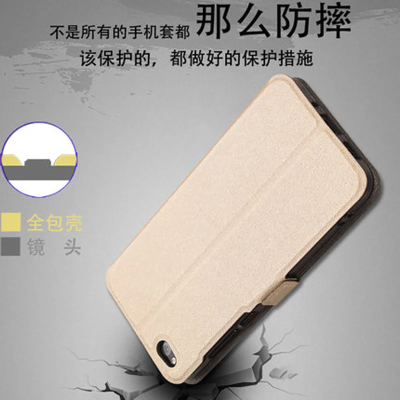 Высшее качество для Xiaomi mi5c Mi 5 C Магнитный флип чехол с натуральным окошком