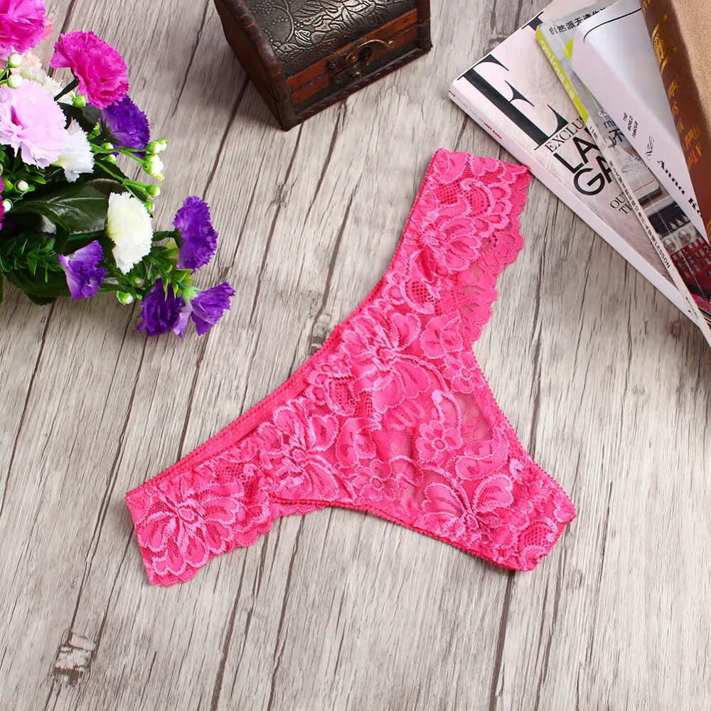 women sexy panties lace low waist seamless cotton G-string brief thong breathable underpants sexy underwear lingerie Intimates