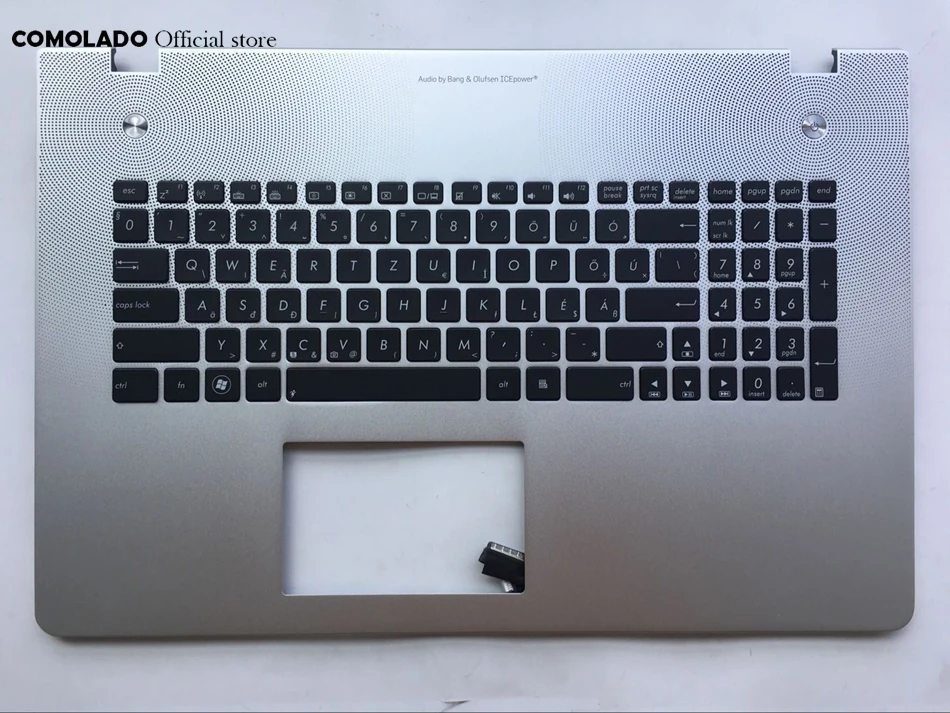 HU Hungary Keyboard For Asus N76 N76V N76S N76VM N76VB N76VJ N76VZ Laptop keyboard with backlit Palmrest Upper HU Layout