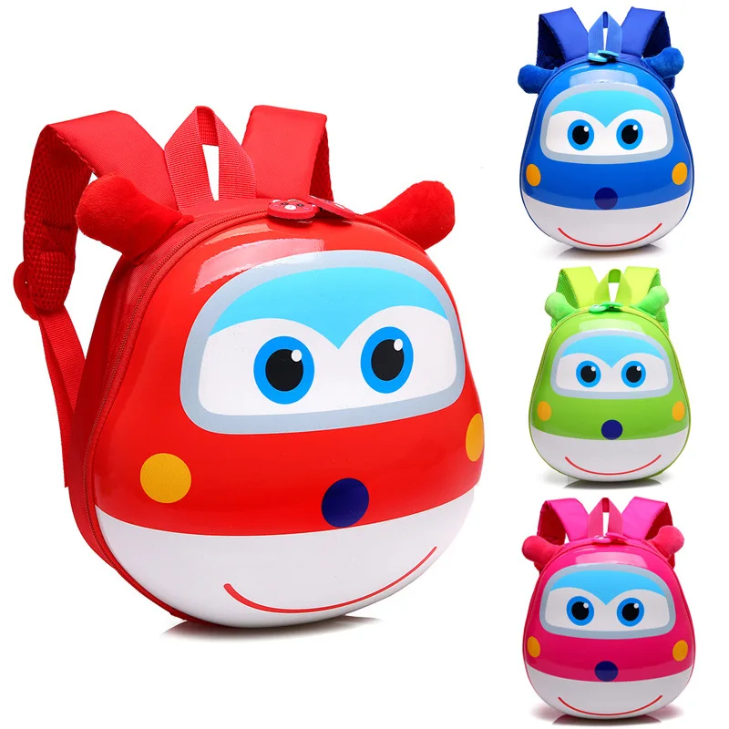 

WISECOL New cute cartoon hard shell kid backpack cartoon character 3D style kid backpack kindergarten girl boy baby backpack