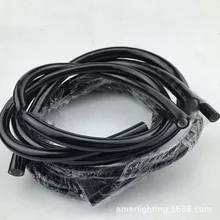 10 м 8 мм(внутренний диаметр) Черный PMMA Пластик(PMMA) со светящимся гибкий волоконно-оптический Кабельное освещение драйвер двигателя, дома, отеля, DIY автомобиля Декор на потолок