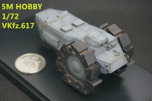 

1/72 German VKFZ617 Alkett Miniraumer Set2 Assembled Finished Model by 5M Hobby