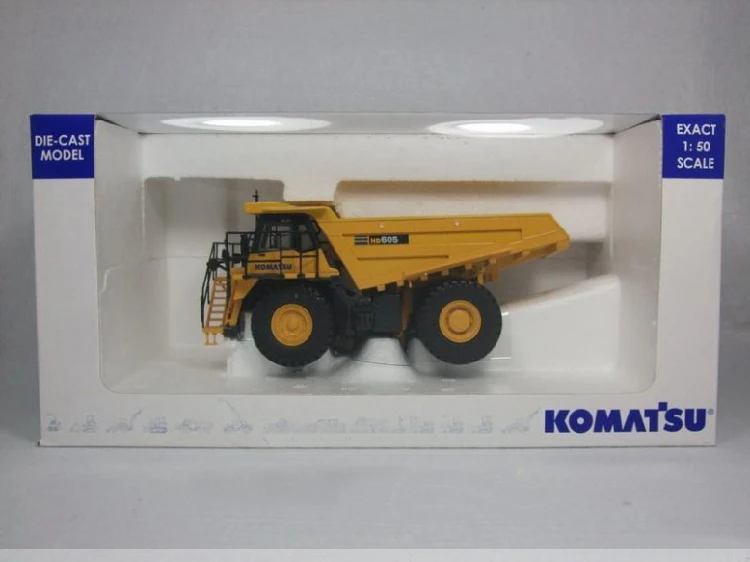 Литая игрушка модель подарок UH8009 1:50 Масштаб Komatsu HD605 внедорожный грузовик строительная техника для украшения, коллекция