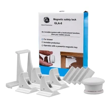 Por Magnetic Cabinet Locks Lots Gl Baby Safety Locks Magnetic Cabinet Proofing Cabinets System 4 1 Key