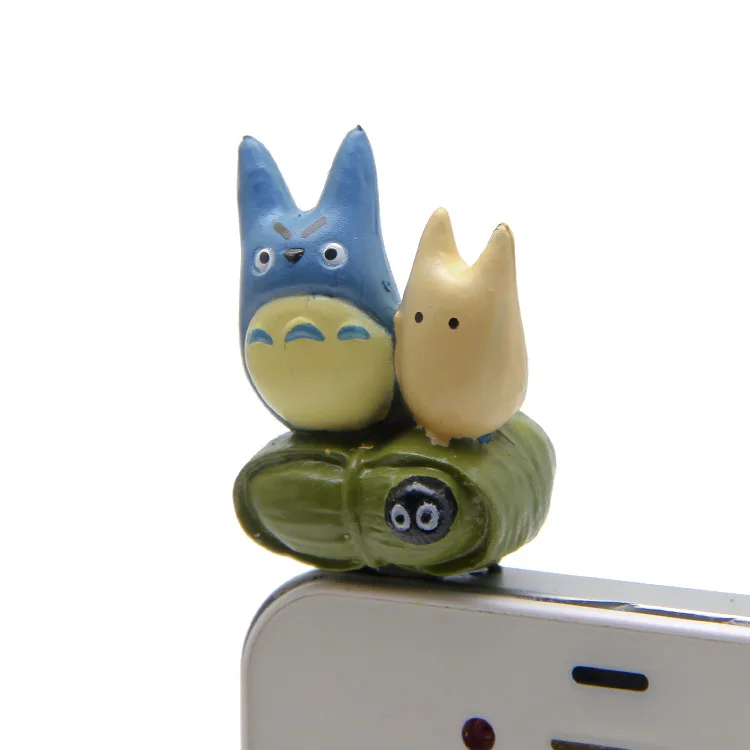 Различные формы милый 3D Хаяо Миядзаки Тоторо Мобильный телефон Earcap Пробка для наушников для Iphone анти разъем Пылезащитная крышка 3,5 мм
