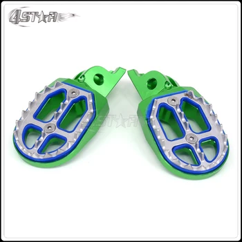 

Billet CNC Foot Pegs Pedals Rests Fit KLX KXF KLX450R KXF250 KX250F KXF450 KX450F Motorcycle Motocross Enduro Motard