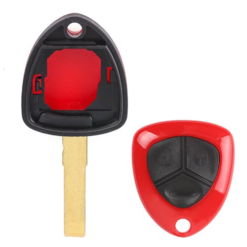 KEYECU 10x for Ferrari 488 GTB 2016 2017 2018 Replacement 4 Buttons Smart Remote Key Shell Case Housing Fob With Uncut Blade KEYECU 10x for Ferrari 488 GTB 2016 2017 2018 Replacement 4 Buttons Smart Remote Key Shell Case Housing Fob With Uncut Blade