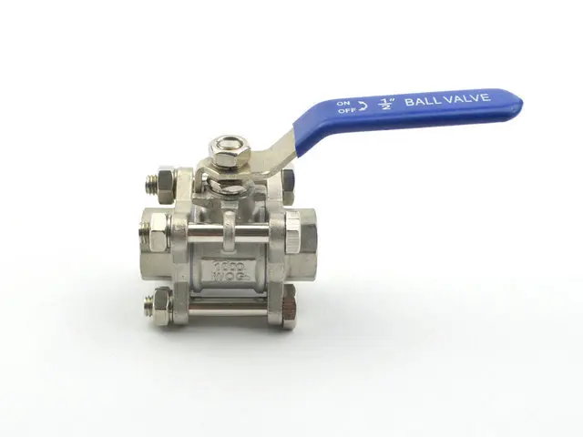 

Stainless Steel 3-piece Ball Valve, 1/2" BSP, kettle,mash tun ball valve kit, beer brew hardware retail and wholesale