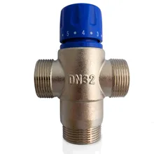 Латунь 1-1/" DN32 солнечной энергии термостатический смесительный клапан/Термостатический кран