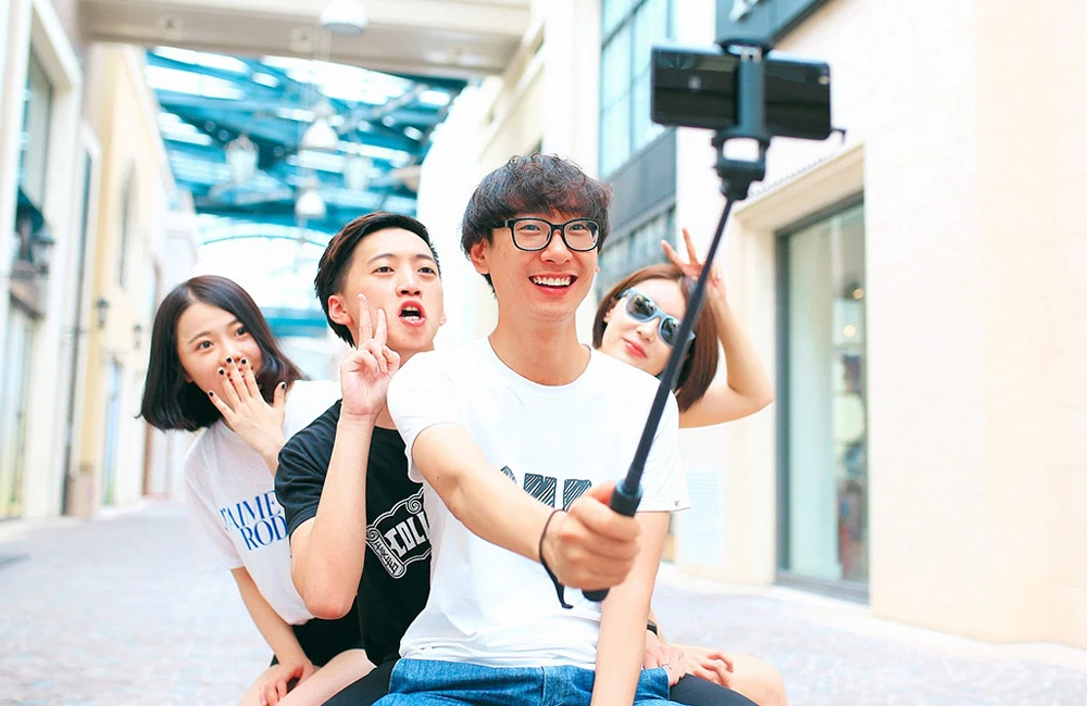 Xiaomi Selfie stick монопод затвора держатель Выдвижная Ручной Проводной Selfie stick затвора для IOS Android мобильный телефон