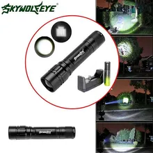 1 PC Hot Selling Mini 3000 LM T6 LED Focus Lamp Waterproof Flashlight&18650&Charger lamplight VEM57