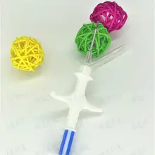 20 шт./лот 1,25*7 мм 134,2 кГц RFID стеклянная бирка для идентификации животных, ПЭТ микрочипы EM4305 со шприцем для отслеживания животных