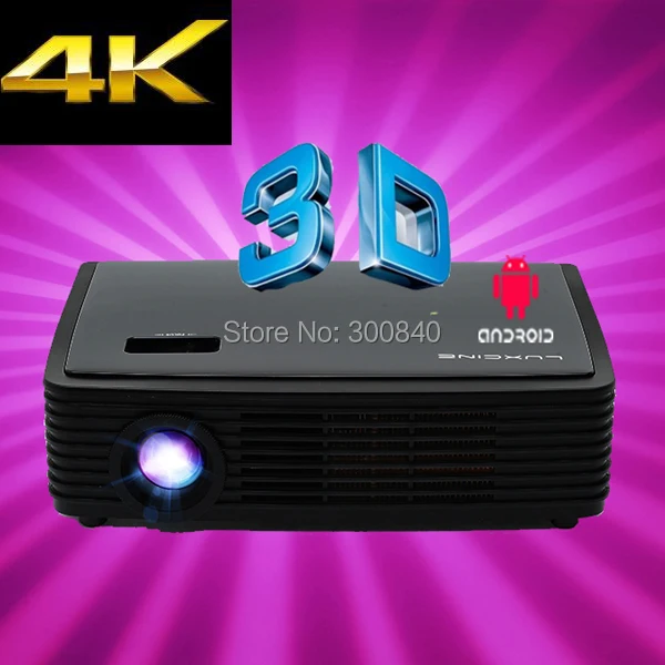 Luxcine 3D из светодиодов проектор Z2000SD смарт android 4 К домашнего кинотеатра|projector