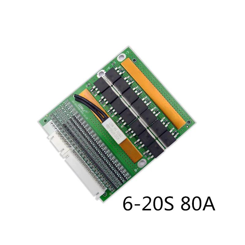 BMS 6S 15A 20A 25A 40A 24V 3,7 V литиевая Защитная плата для 6 пакетов 18650 PCB BMS литий-ионная батарея модуль