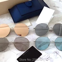 Популярные модные корейские Z-1 солнцезащитные очки GM оттенок океанские линзы нежный фирменный дизайн мужские солнцезащитные очки лягушка Oculos De Sol