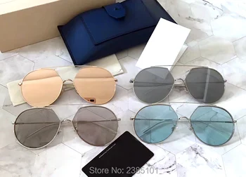 

2018 Popular Fashion Korean Z-1 Style GM Sunglasses Tint Ocean Lens Gentle Brand Design men Frog Sun Glasses Oculos De Sol