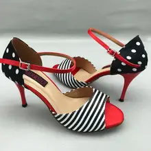 Удобные и модные латинские танцевальные туфли для сальсы туфли для танго свадебные и вечерние туфли для женщин 6205B-DS