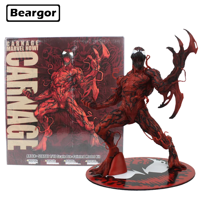 

6 inch Marvel Anti Hero Now Carnage Spiderman Kotobukiya Statue Boxed 16cm PVC Anime Action Figure Model Doll Toys Gift