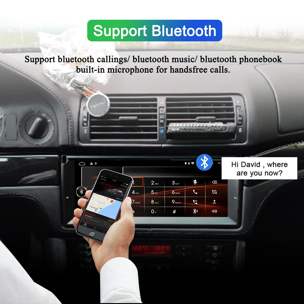 Discount Navivox 10.25" Android 9.1 Car DVD Multimedia Player for BMW E39 5 Series 1996-2003 Car Radio GPS Navigation Head Unit With DSP 3