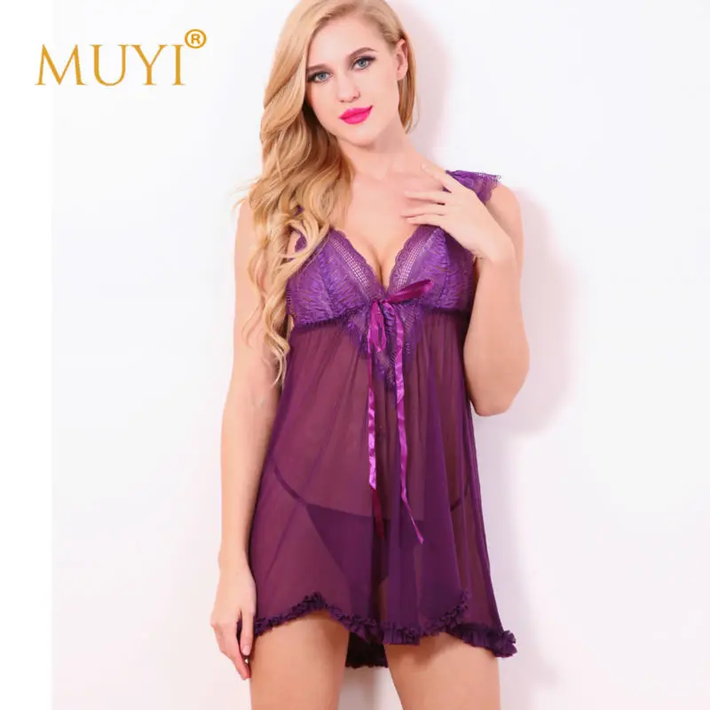 Белье пикантная обувь Эротическое белье Babydoll прозрачный Детские платье куклы