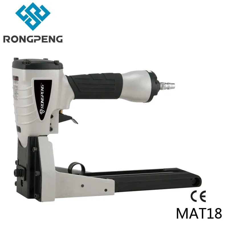 

RONGPENG wholesale air nailer MTA18 carton box closing stapler industrial lever with 34.8mm closing staples for carton factory