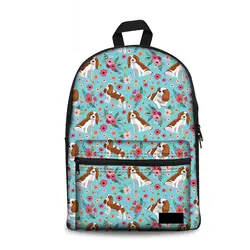 Kpop школьная сумка для детей милые собаки печати школьный Для женщин Брендовая Дизайнерская обувь студенты большой рюкзак леди Эскуэла Mochila
