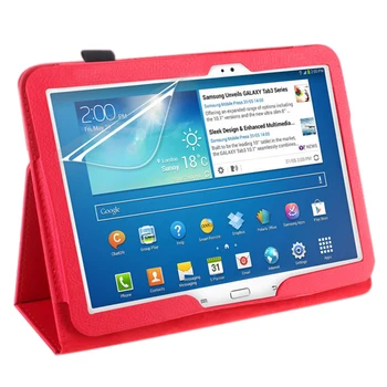 

PU Leather Case Cover For Samsung Galaxy Tab 3 10.1 P5200 P5210 P5220 Tablet