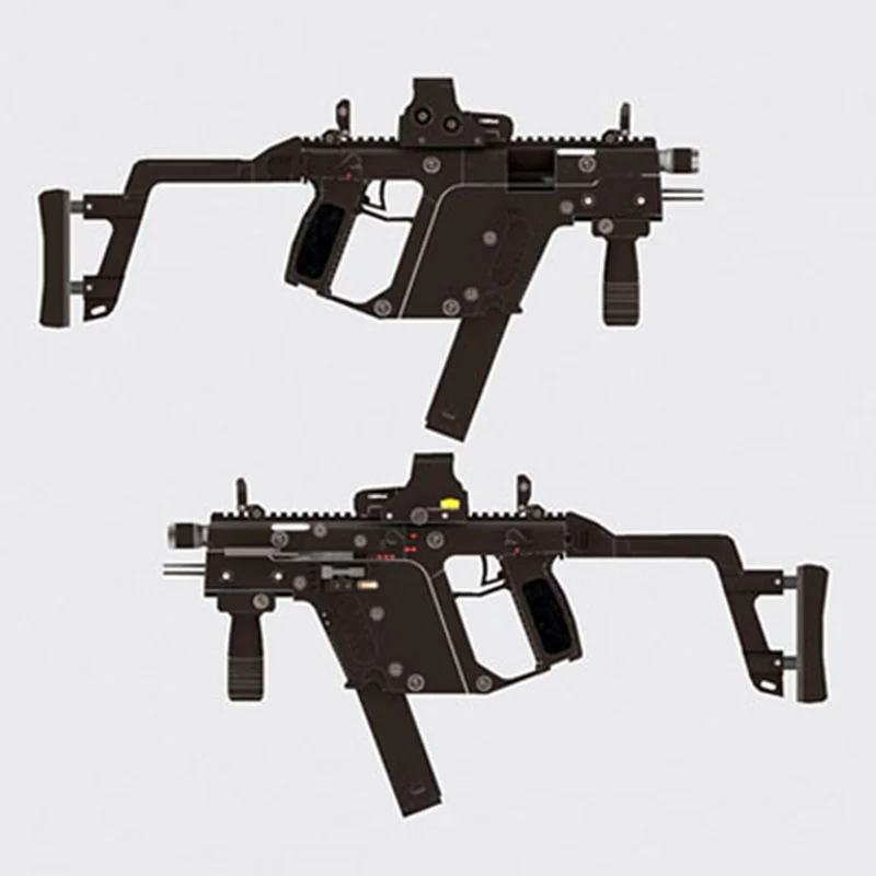 

Paper Assault rifle Model Toys Handmade 3D DIY material manual creative Party show props tide Home decorate Collection For Gift