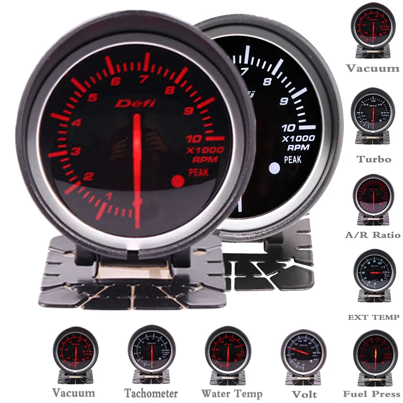 2,5 дюймов Df BF автоматический манометр rpm метр Тахометр вольт температура воды Температура масла пресс вакуум Boost Ext температура воздуха расход топлива Датчик