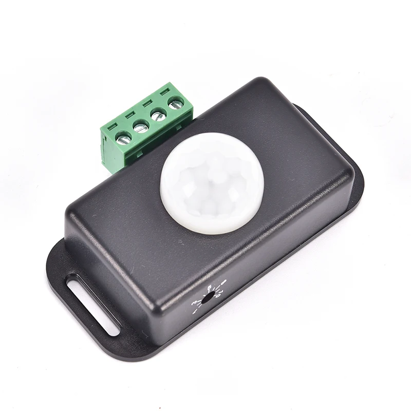 

12V-24V 6A PIR Sensor Switch Delay Time Adjustable Body Infrared Ray PIR Motion Sensor Switch For 3528 5050 RGB LED Strip light