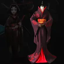 Страшные женские темные маскарадные костюмы в японском стиле, игровой костюм-убийца, традиционное кимоно гейши, банный халат юката с Obi
