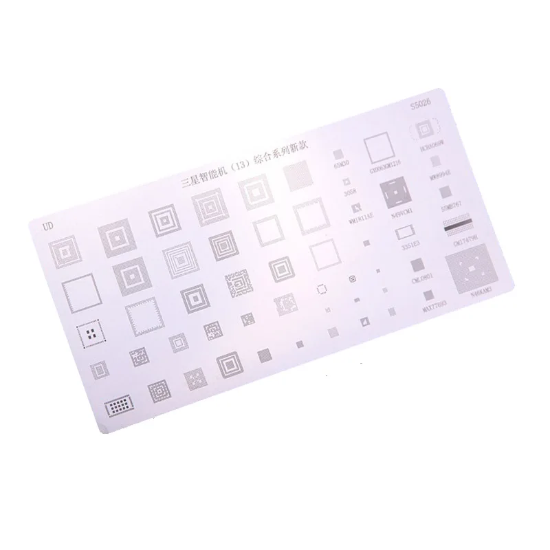 3pcs Directly Heated BGA Stencils for MTK Samsung HTC Huawei Android BGA Reballing Stencils Kit