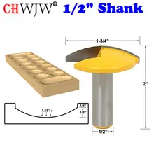 1pc 1/2″ Shank Small Bowl Router Bit – 1.65″ Radius – 1-3/4″ Wide For Woodworking Cutting Tool