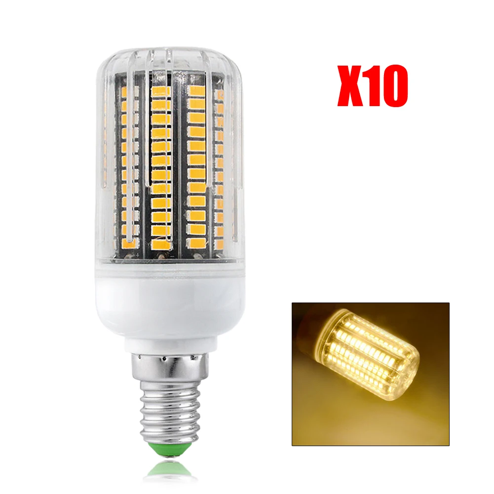 TSLEEN Оптовая Продажа 10x светодио дный лампа E27 220 В 5733SMD лампада люстра лампочки в форме свечи E14 G9 GU10 мозоли Lamparas светодио дный освещения