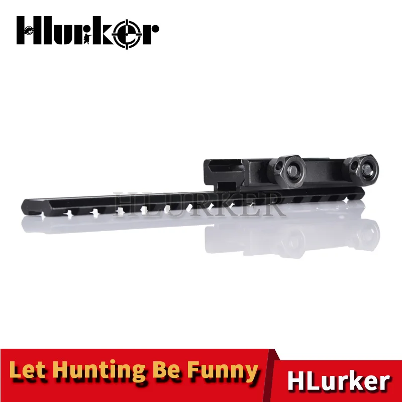 Hlurker AR15/M4/M16 بندقية نطاق قاعدة تثبيت Flattop الناهض مدد طويلة صب 20 مللي متر Picatinny ويفر السكك الحديدية 0.5 \