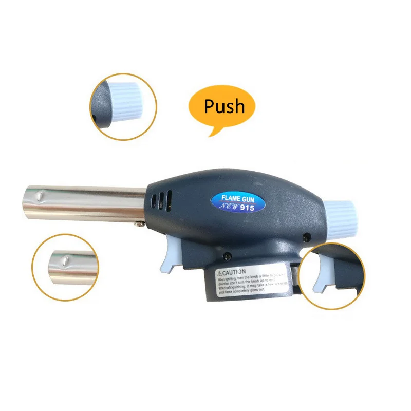 1 PC High Quality Barbecue Igniter Lighters Stainless Steel Outdoors BBQ Party High Temperature Flamethrower Kitchen Supplies (10)