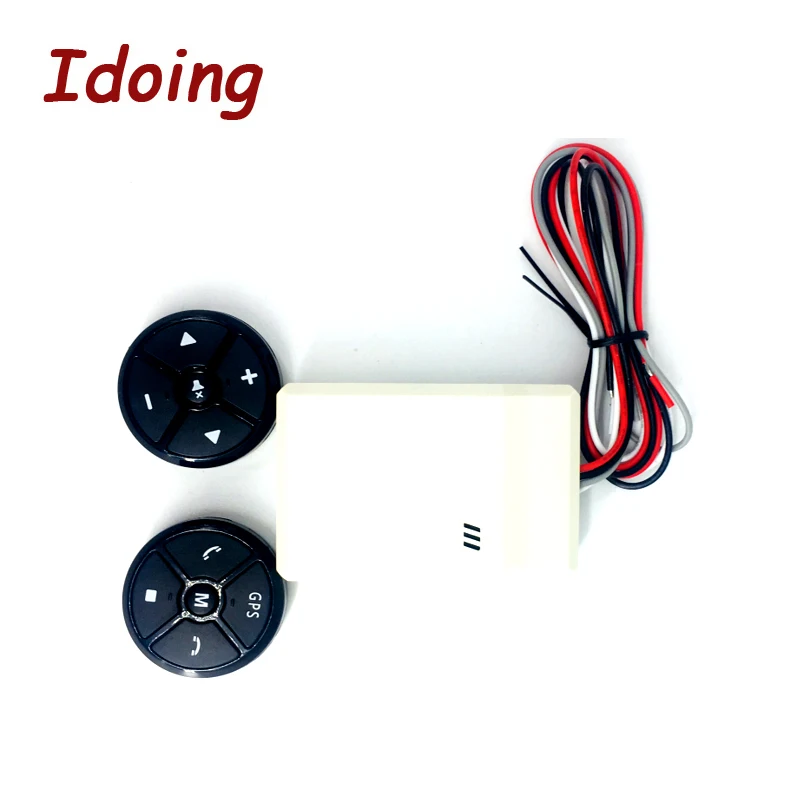 Дешево IDoing Автомобильный руль кнопка дистанционного управления DVD 2 Din Android Bluetooth беспроводной универсальный пульт дистанционного управления + font b GPS b font на...