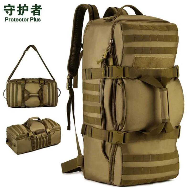 60L Multi function Nylon Waterproof Rucksack Outdoor Sport Military font b Tactics b font Camping font