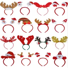 Christmas Headwear Hat Decoration Adult Children Dress Gifts Santa Claus Headband Snowman Hair Hoop Y1041 h