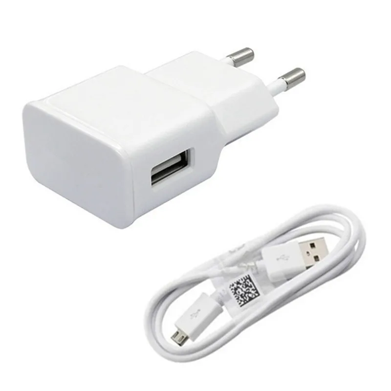 

Travel EU Wall Charger adapter + Micro USB Cable For Huawei P8 honor 9 lite 7a 6c pro P Smart Samsung S2 J3 A6 J6 J5 J7 A7 2018