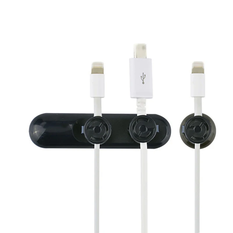 

Portable Magnetic Cable Organizer Cable Management Clip For Phone USB Data Cable Organizer Wire Cord Holder Desktop Cable Winder
