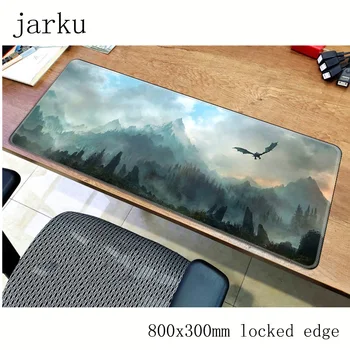 

skyrim pad mouse computador gamer mause pad 800x300X2MM padmouse big Mass pattern mousepad ergonomic gadget office desk mats