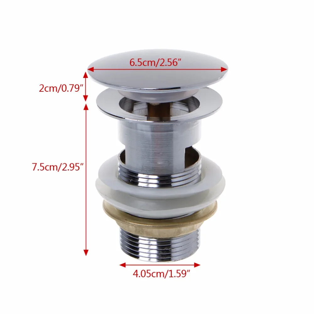 Ванная комната пробка для слива раковины раковина кран Кнопка всплывающая сточная пробка щелевой слив