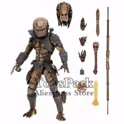 100% Оригинальные Хищник 7 "Ultimate Городской Охотник фигурку 2017 NECA Хищник Deluxe пакет серии Коллекционная Новый в коробке