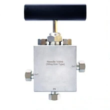 Модель: hs40123 1/4 ''Размер 40,000 psi 3 way 2 на Тип высокого давления из нержавеющей стали similarhip игольчатый клапан