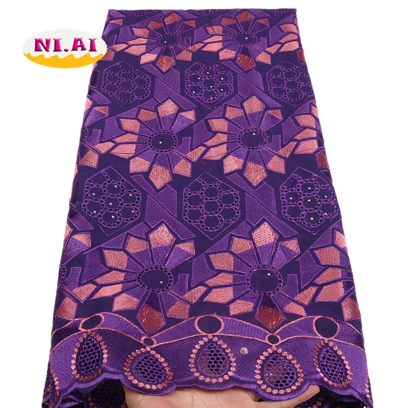 

Best Selling 2018 Dresses For Clothing, Embroidered French Lace Fabric, African Purple Fabric Austrian Lace MR1531B
