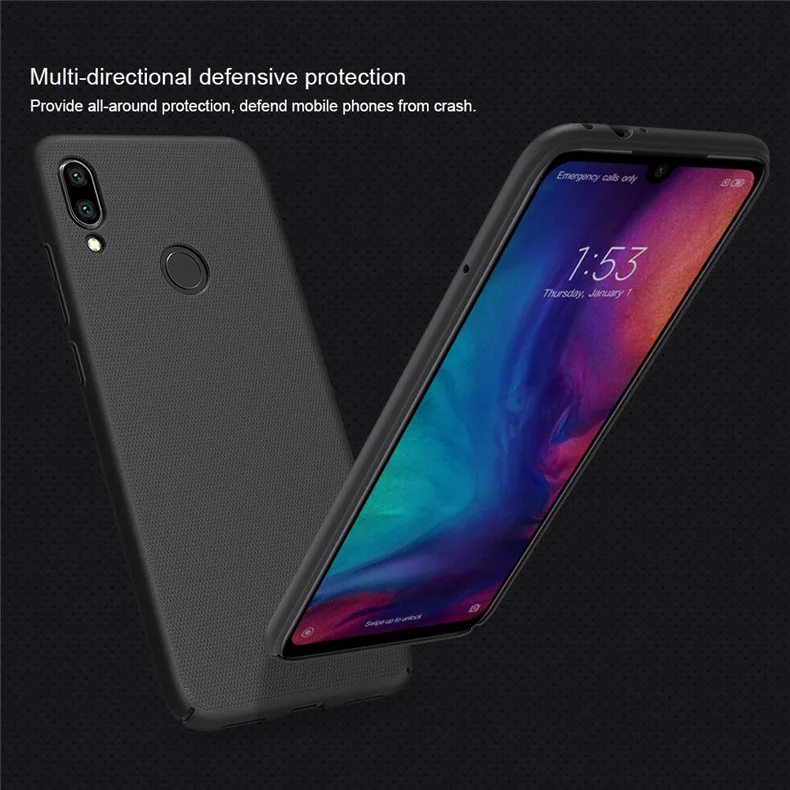 Чехол Nillkin для Xiaomi Redmi Note 7, матовый чехол для мобильного телефона, ультра тонкий жесткий чехол из поликарбоната для Redmi Note7 Pro