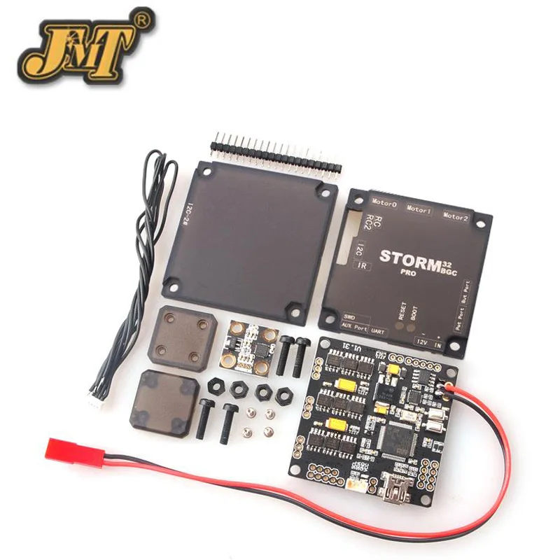 

JMT Storm32BGC Pro 32Bit Gimbal Controller Board Dual Gyroscope w/ Anti-Interference Module for Multicopter Upgraded Version